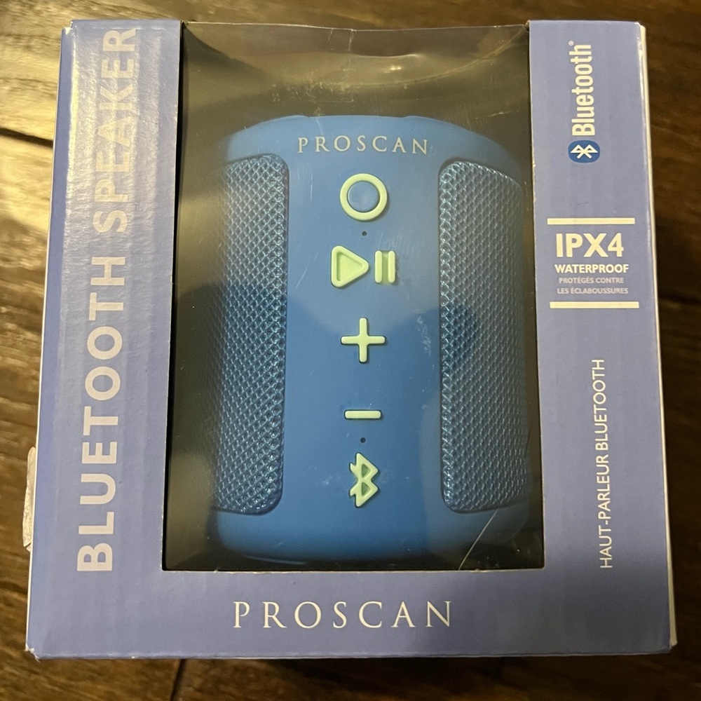 Blue Bluetooth Speaker